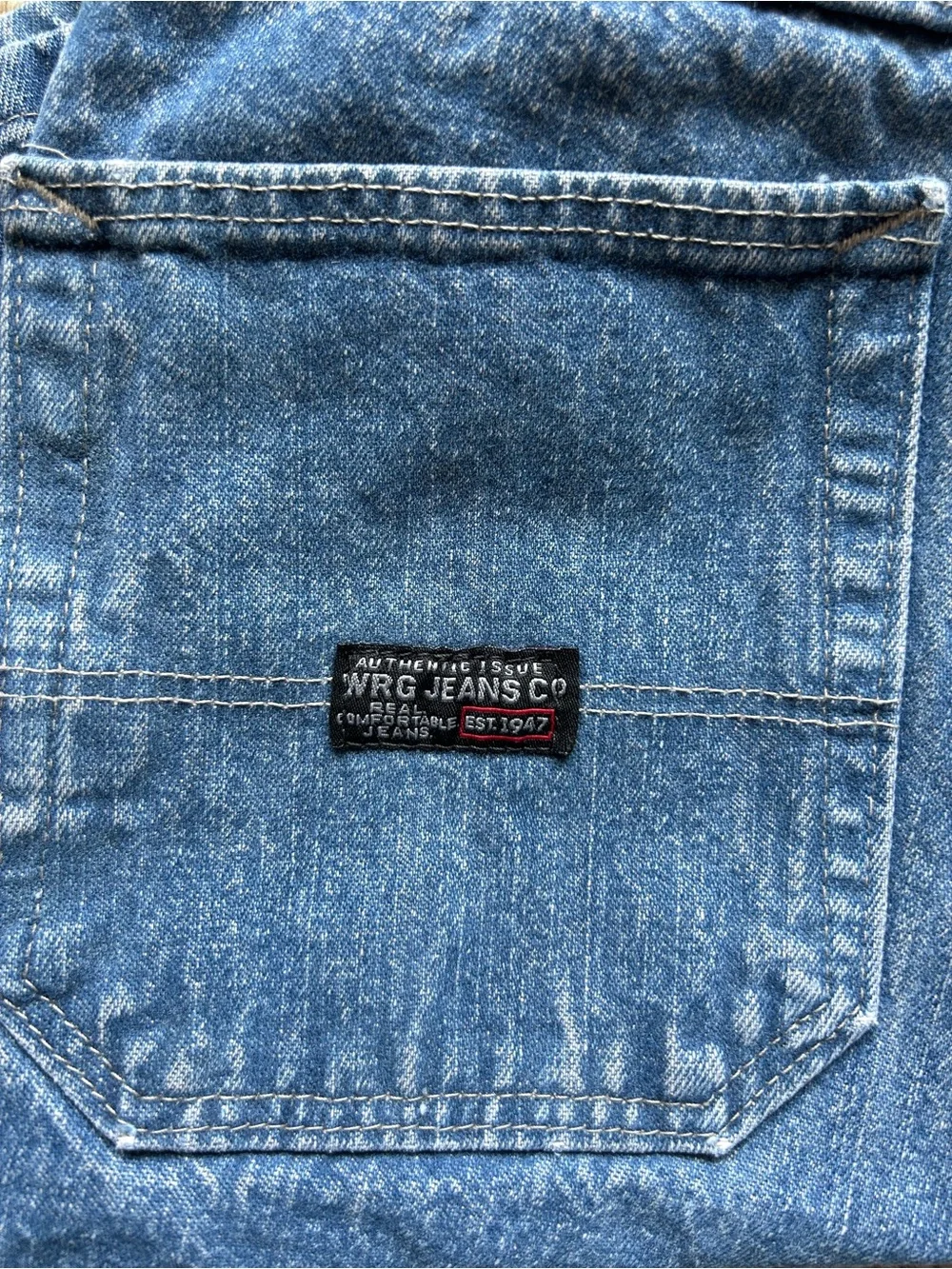 Vintage WRG Baggy Jorts Y2K 90s Skater Grunge Denim Jean Shorts 16R Adjustable